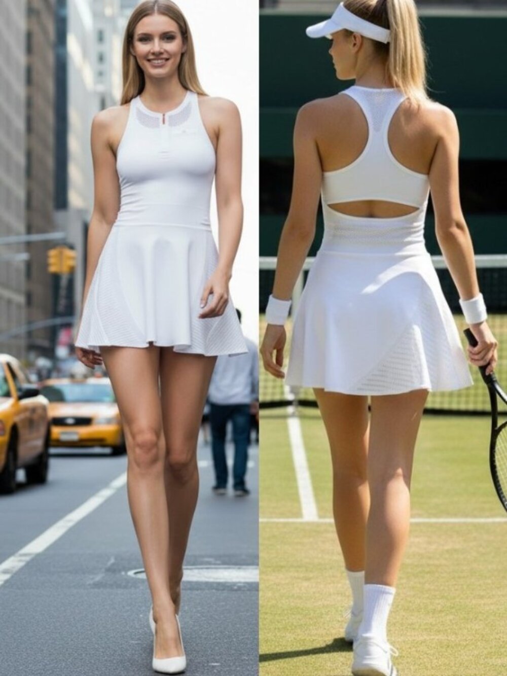 Adidas Stella McCartney Tennis dress w/ Zipper S Small